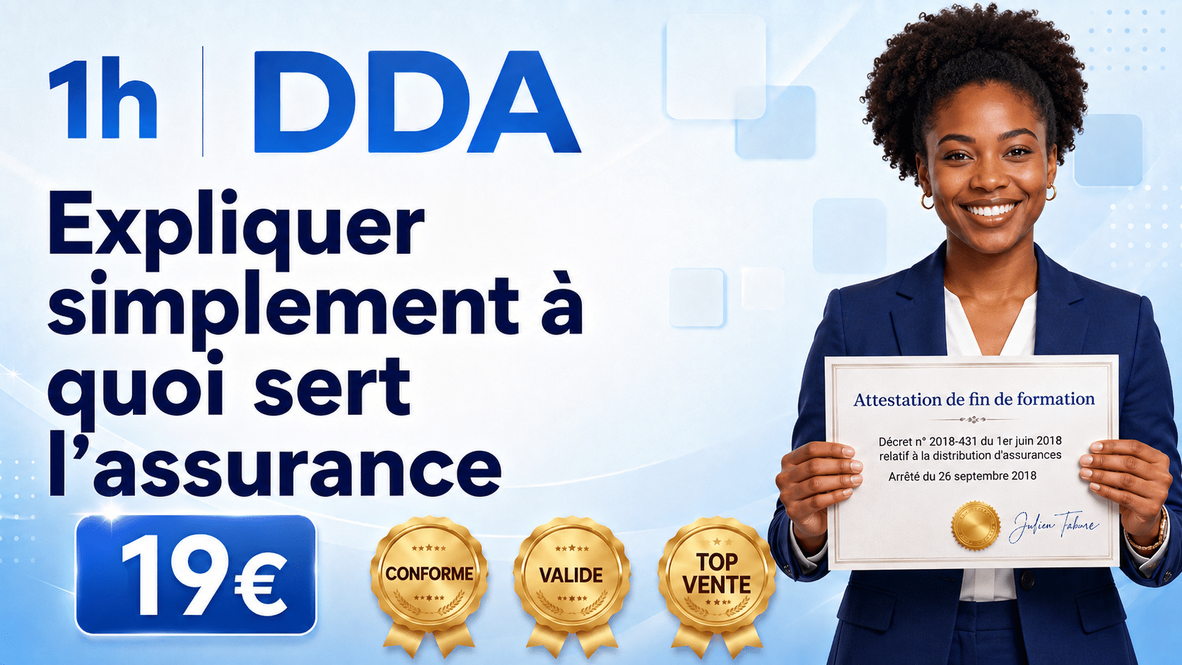 DDA 1h Expliquer simplement à quoi sert l’assurance