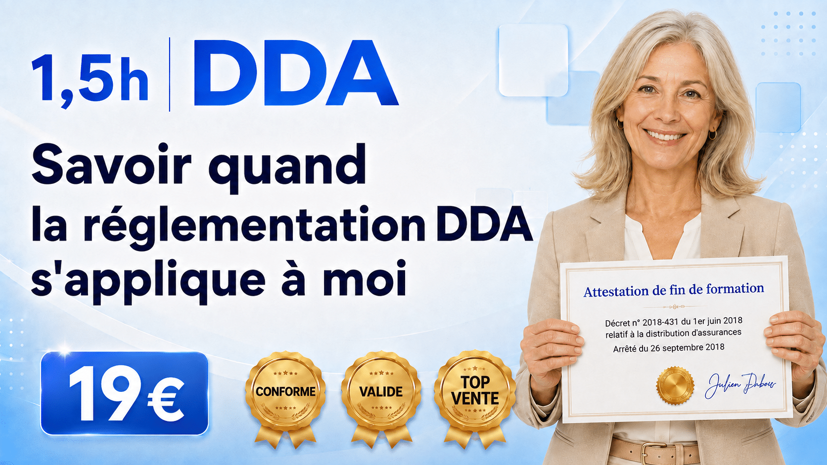 réglementation DDA